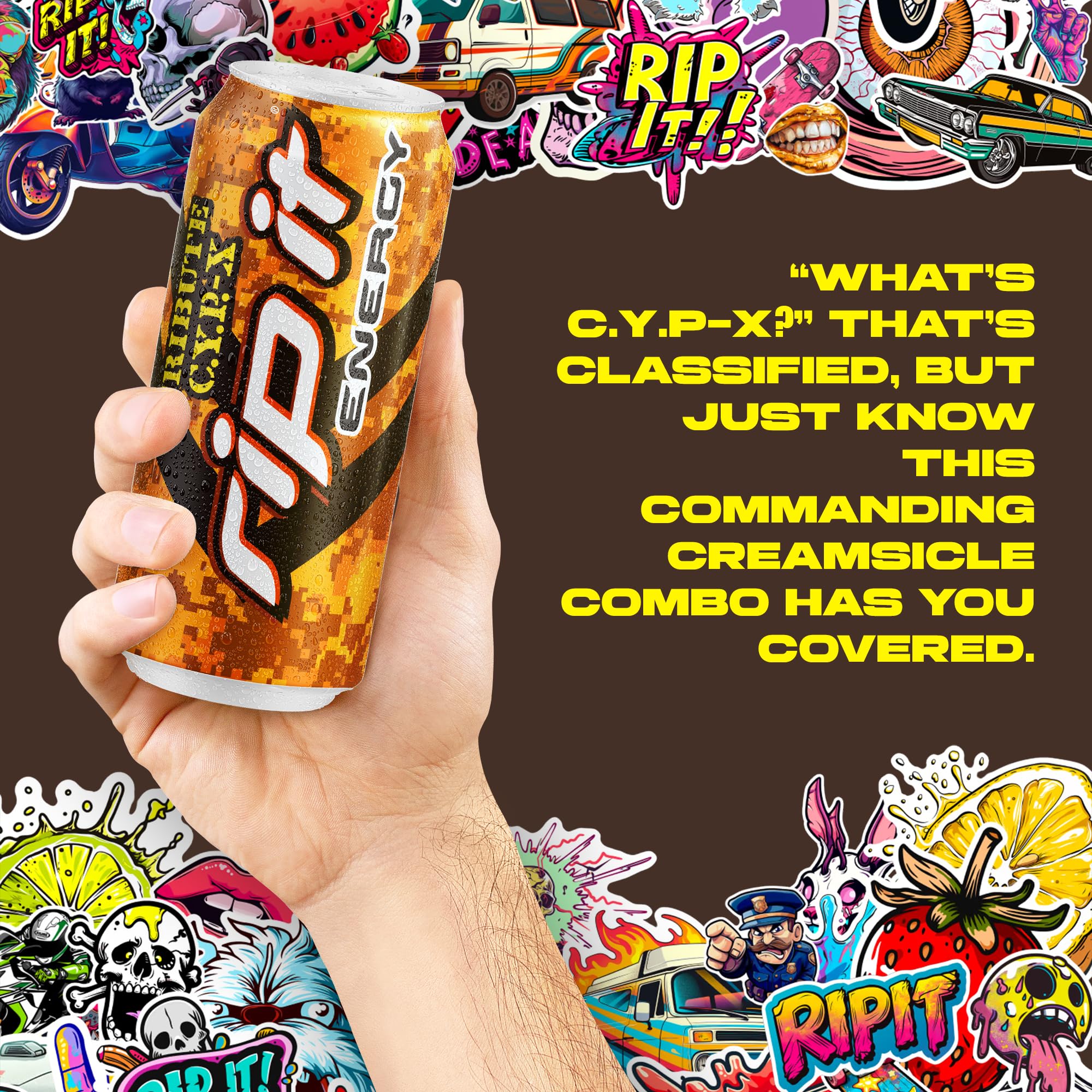 Amazon.com : Rip It Energy Drink | Tribute CYP-X | Orange